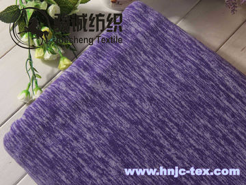 100% polyester cation fabric with velvet back for apparel fabric