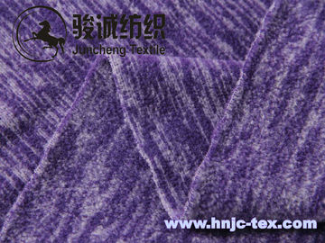 100% polyester cation fabric with velvet back for apparel fabric