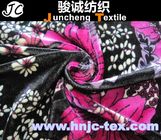 New flower pattern fabric stretchy spendex polyester blended fabric for apparel