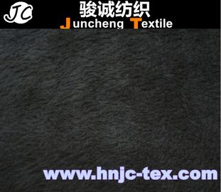 New 100% polyester jet black double sides super soft velboa fabric for bedding