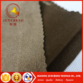 Garment home textile knitted faux 100% polyester micro suede fabric