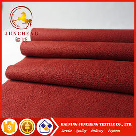 2017 New Synthetic types of red flocked fabric micro suede for sofa