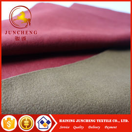 2017 New Synthetic types of red flocked fabric micro suede for sofa