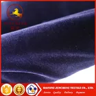 2017  240gsm New Polyester Spandex Shimmer Velvet Lady Garment Fabric with elastic