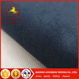 Cheap wholesale fabric fashion garment fabric bule suede apparel fabric