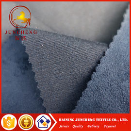 Cheap wholesale fabric fashion garment fabric bule suede apparel fabric