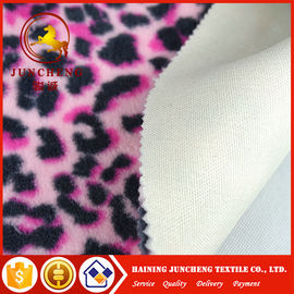 2017 New Printed coral fleece laminated with 5mm sponge for slipper shoe fabric