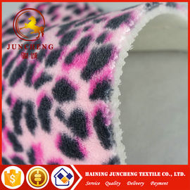 2017 New Printed coral fleece laminated with 5mm sponge for slipper shoe fabric