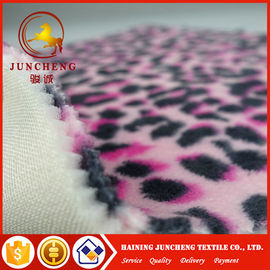 2017 New Printed coral fleece laminated with 5mm sponge for slipper shoe fabric