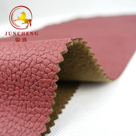 Bronzing Suede Woven Soft Leather Look Colourful In-stock fabric for upholstery and Sofa