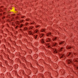 New Design Super soft embossed polyester fleece fabric for sofa and home decoration