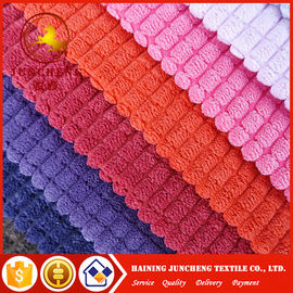 2018 knitting factory directly knitting velvet checked fabric bonded with tc fabric for sofa and furniture