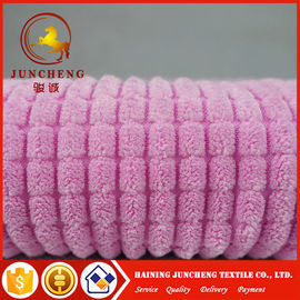 2018 knitting factory directly knitting velvet checked fabric bonded with tc fabric for sofa and furniture