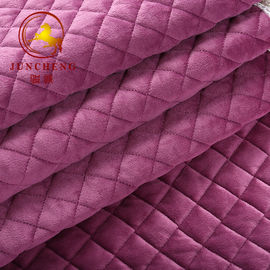 2018 New arrival high quality quilted velvet fabric for sofa and sofa cover