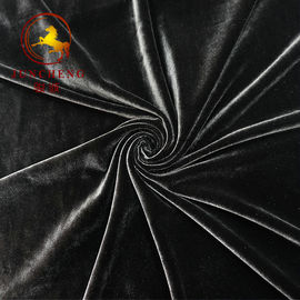 240gsm Polyester knitted Velvet Fabric for 2018 Fashion Wear