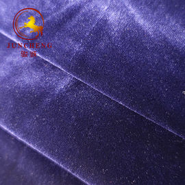 purple 4 Way Stretch Polyester Spandex Korean Velvet Fabric