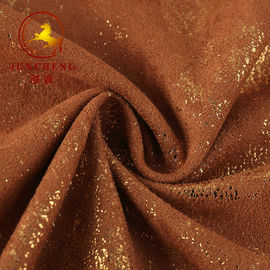 Good quality luxurious Bronzing Suede Fabric for Garment