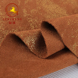 Good quality luxurious Bronzing Suede Fabric for Garment