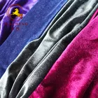 China factory wholesale ks plain velour fabric to south africa