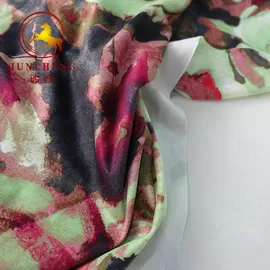 2019 new paper printing Holland velvet fabric