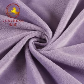 2mm 100% Polyester solid fabric velboa for Blanket, Home Textile and soft toys