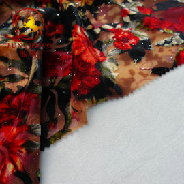 wholesale burnout 100% silk velvet fabric