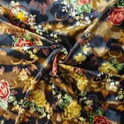 Factory Direct Custom Design Digital Print Burnout Silk Velvet Fabric