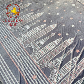 wide width available for water printed velour fabric