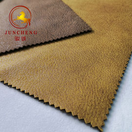 2019 New Pattern Bronzed Suede Fabric bonded with fleece fabric