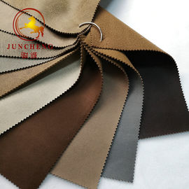 100% Polyester Bronzed Foil Embossed Faux Suede Fabric