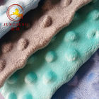 wholesale Super soft 100% polyester Baby Cuddle Minky Dot Plush Fabric
