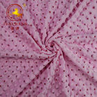 customized made printed minky dot fabric with competitive price