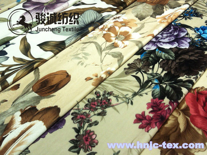 Hot sell anti pilling paper printing velvet fabric for apparel with various pattern