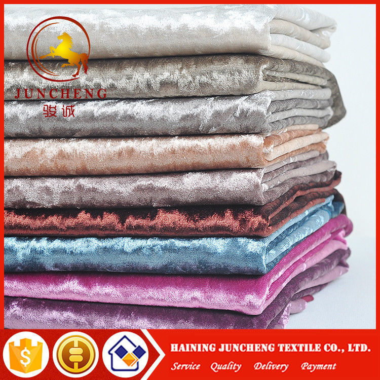 ks 92% polyester spandex crushed ice pant fabric for garments