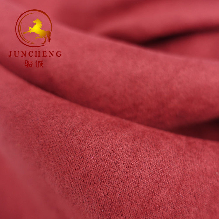 2017 factory directly Garment home textile knitted faux 100% polyester micro suede fabric