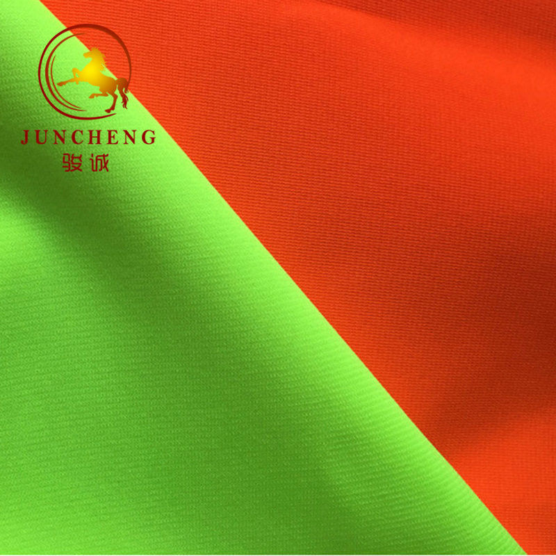 100% polyester fluorescent fabric in stock for wholesale