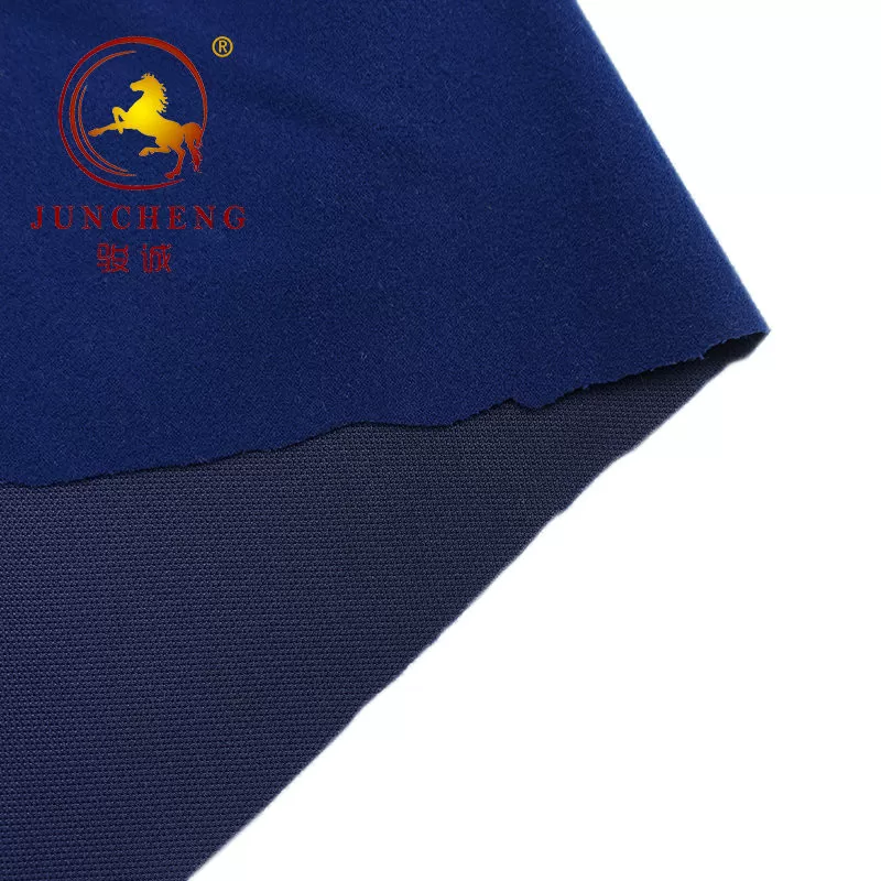 2019 thick polyester tricot brush fabric for garment