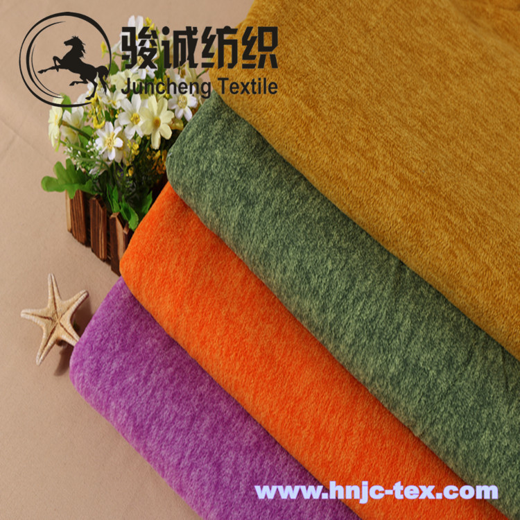 100% polyester cation fabric with velvet back for apparel fabric